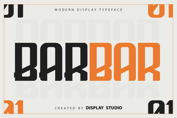 Barbar: The Bold Display Font for Modern Branding