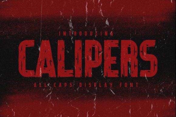 Calipers: A Bold Display Font for High-Impact Design