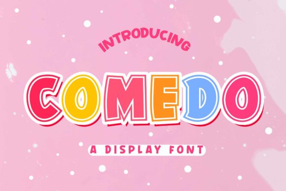 Comedo Font: A Practical Evaluation for Playful and Colorful Design Projects