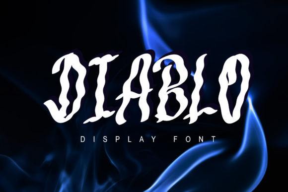 Diablo: The Wavy Display Font That Redefines Visual Identity