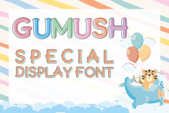 Gumush: The Playful Display Font for Bold Branding