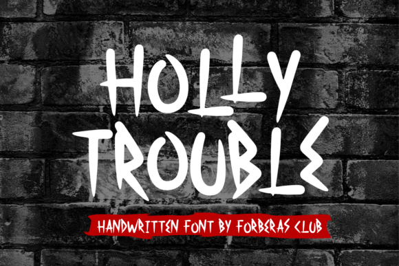 Holy Trouble: The Spooky Display Font for Bold Designs