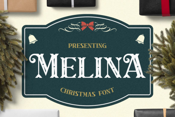 Melina: The Festive Display Font That Elevates Your Designs