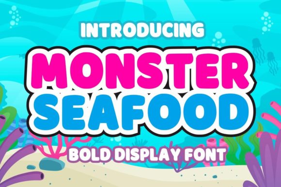 Monster Seafood: The Bold Display Font That Commands Attention