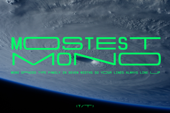 Mostest Mono Spaced: The Display Font That Transforms Your Creative Vision