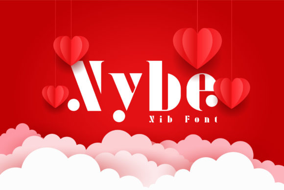 Nybe: The Cool Display Font for Creative Projects
