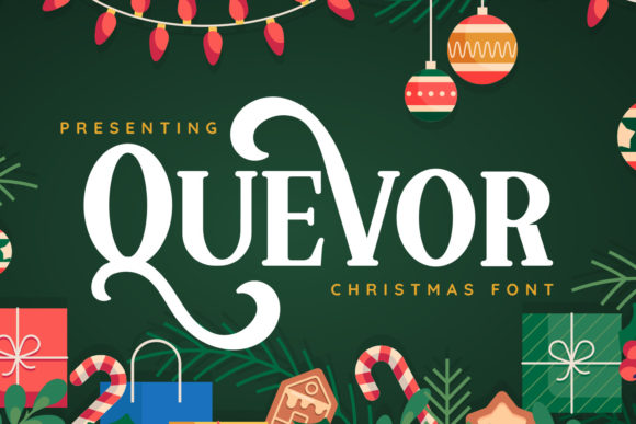 Quevor: Bold Typography for Vintage-Inspired Branding