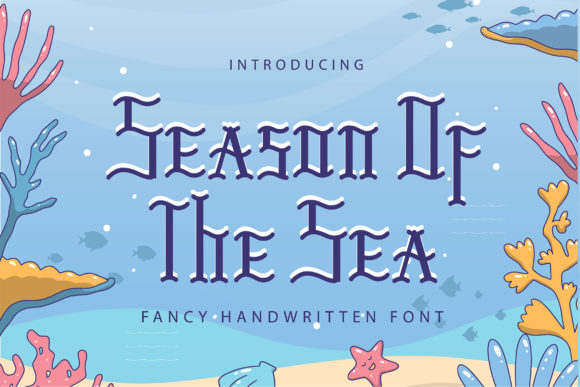 Season of the Sea: A Versatile Display Font for Creative Projects