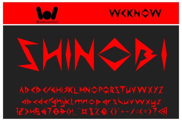 Shinobi: The Aggressive Display Font Defining Modern Horror and Brand Identity
