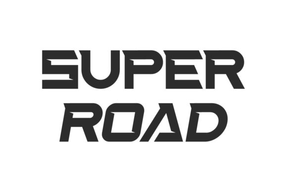 Super Road: The Bold Display Font That Commands Attention