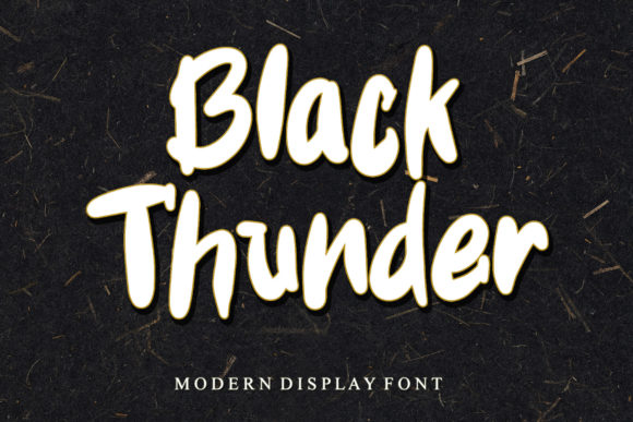 Why Black Thunder Is the Ultimate Display Font for Bold Projects